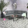 SenS-Line Sens line Elba Multifuncitonele Loungeset Voor Buiten 3 delige Set Aluminium/polyester/keramiek online kopen