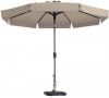 Madison Parasol Flores 300cm Draaisysteem+Volant Taupe online kopen