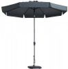 Madison Parasol Flores 300/8, Draaisysteem+Volant Grijs online kopen