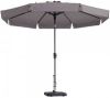 Madison Parasol Flores 300cm Draaisysteem+Volant Taupe online kopen