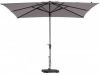 Madison Parasol Syros Vierkant Opdraai 280x280cm Taupe online kopen