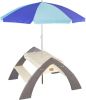 AXI Delta Picknicktafel/Zandtafel/Watertafel Voor Kinderen Met Parasol Multifunctionele Picknick Tafel Van Hout In online kopen