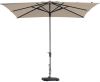 Madison Parasol Syros Vierkant Opdraai 280x280cm Ecru online kopen