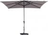 Madison Parasol Syros Vierkant Opdraai 280x280cm Taupe online kopen