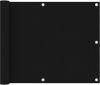 VidaXL Balkonscherm 75x600 cm oxford stof zwart online kopen