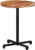VIDAXL Bistrotafel rond &#xD8, 60x75 cm massief acaciahout online kopen