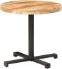 VIDAXL Bistrotafel rond &#xD8, 80x75 cm ruw mangohout online kopen