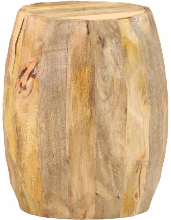 VidaXL Kruk trommelvormig massief mangohout online kopen