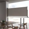 VidaXL Tuinscherm uittrekbaar 100x300 cm grijs online kopen
