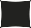 VidaXL Zonnescherm vierkant 4x4 m oxford stof zwart online kopen