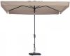 Madison parasol Delos Luxe rechthoek 300x200 cm ecru online kopen