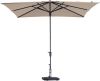 Madison Parasol Syros Vierkant Opdraai 280x280cm Ecru online kopen