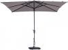 Madison Parasol Syros Vierkant Opdraai 280x280cm Taupe online kopen