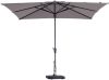 Madison Parasol Syros Vierkant Opdraai 280x280cm Taupe online kopen