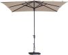 Madison Parasol Syros Vierkant Opdraai 280x280cm Ecru online kopen