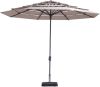 Madison Parasol Syros Open Air Round Ecru 350cm Beige online kopen