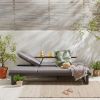 SenS-Line Sens line Bali Double Lounge With Middle Tuintafel Grijs online kopen