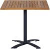 SenS-Line SenS Line Dorian Alu teak Bistro Tuintafel 80cm Bruin online kopen